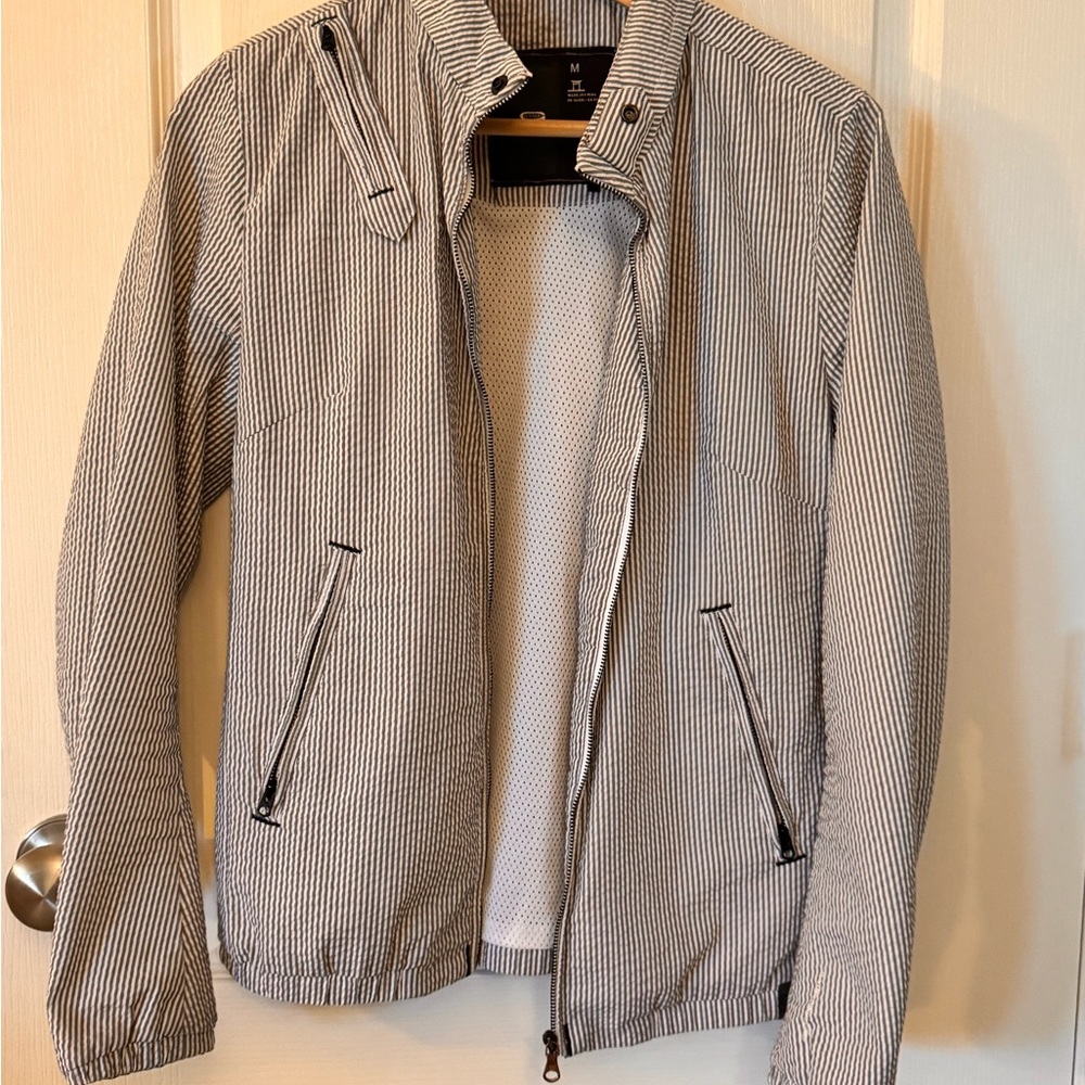 G-Star Gray Bomber Jacket Lightweight Casual